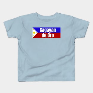 Cagayan de Oro City in Philippines Flag Kids T-Shirt